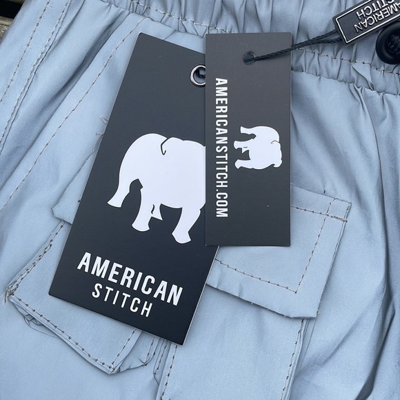 NWT Kids AMERICAN STITCH REFLECTIVE NYLON SHORTS - Picture 2 of 11